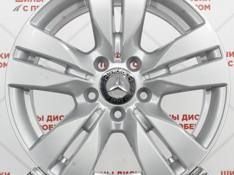 ОД  Mercedes  8,0\R16 5*112 ET46  d66,6  Серебро/окрас  [123955668679]  с пробегом/956